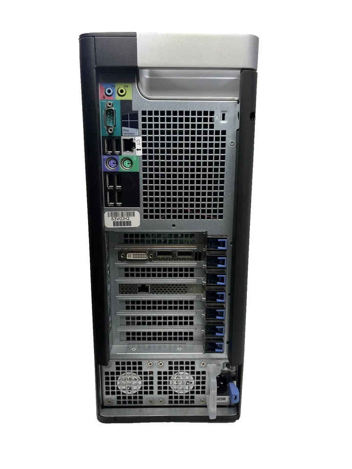 Dell Precision 5810 Xeon E5-1603 v3 @2.8GHz 32GB Ram 500GB SSD QuadroK2200 W10P - Image 3 of 4