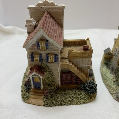 Lot of 6 Vintage  Liberty Fall Buildings by International Resourcing Services