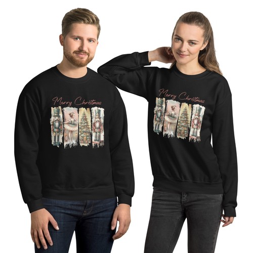 Nussknacker Weihnachtssweatshirt Damen Ballett Pullover Frohe Weihnachten - Bild 14 von 24