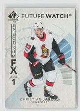Christian Jaros #S-67 2017-18 Upper Deck Sp Authentic Future Watch Senators