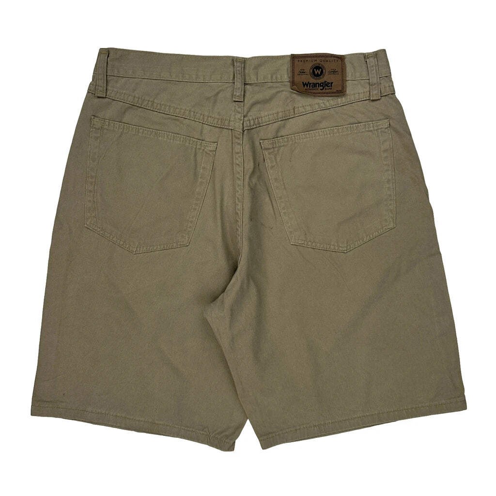 Wrangler Chino Shorts - 31W 10L Khaki Cotton