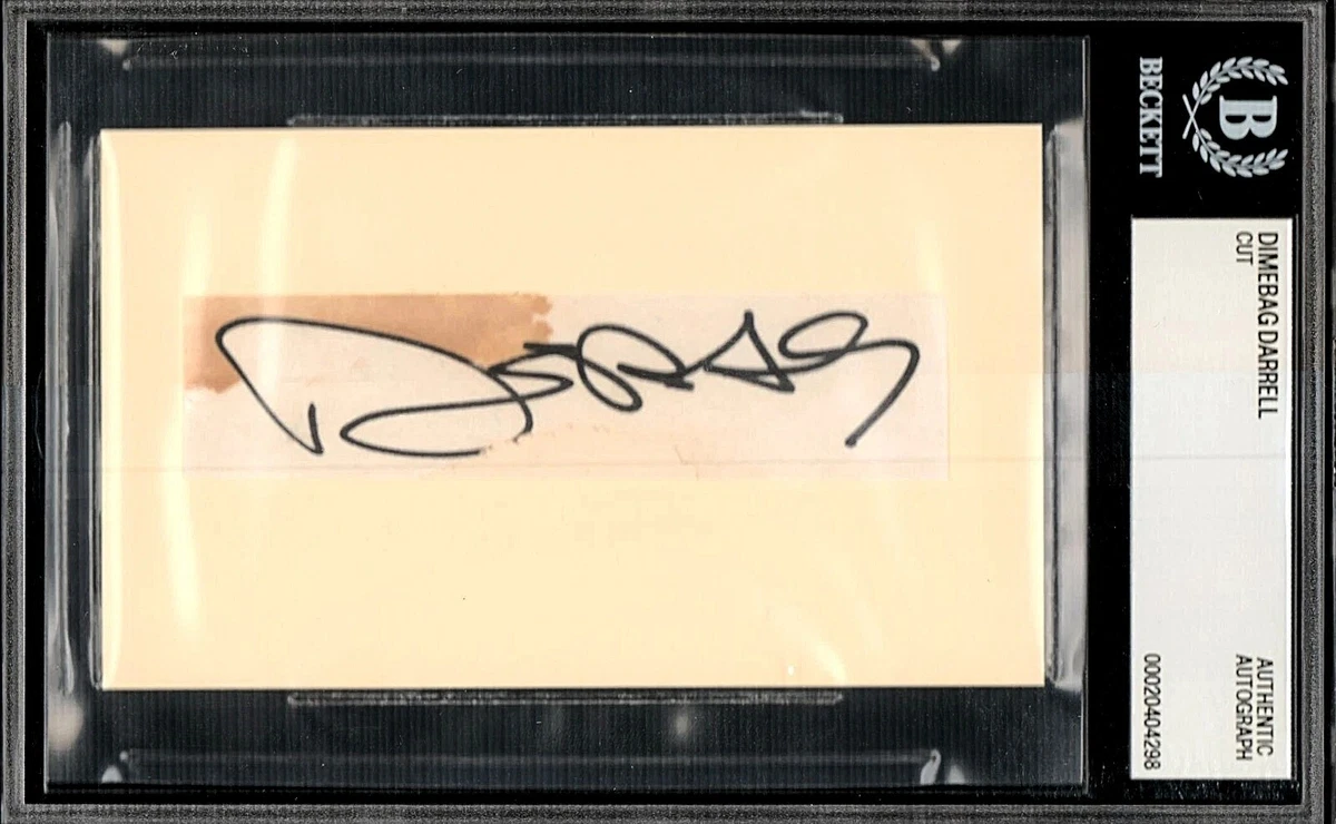 25+ Original Autographed Rock & Pop Cards & Papers for sale
