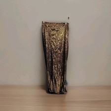 YA Los Angeles Gold sequins maxi skirt womens size medium belly dance Costume