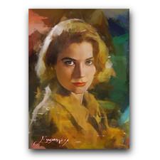 Grace Kelly #22 Art Card Limited 40/50 Edward Vela Signed (Movies Actress)