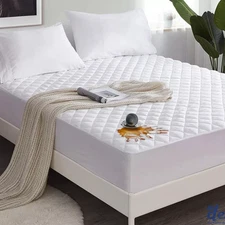 Mattress Protector Deep Pocket Waterproof Protector Breathable Fitted Bed Cover