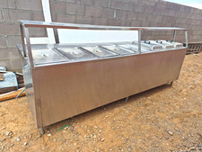 commercial stainless steel steam table/