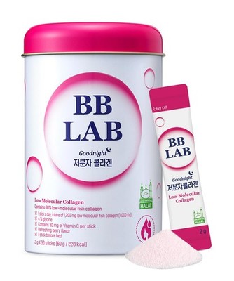 BB LAB Good Night Low Molecular Collagen Powder Stick Supplement, Halal Certi...