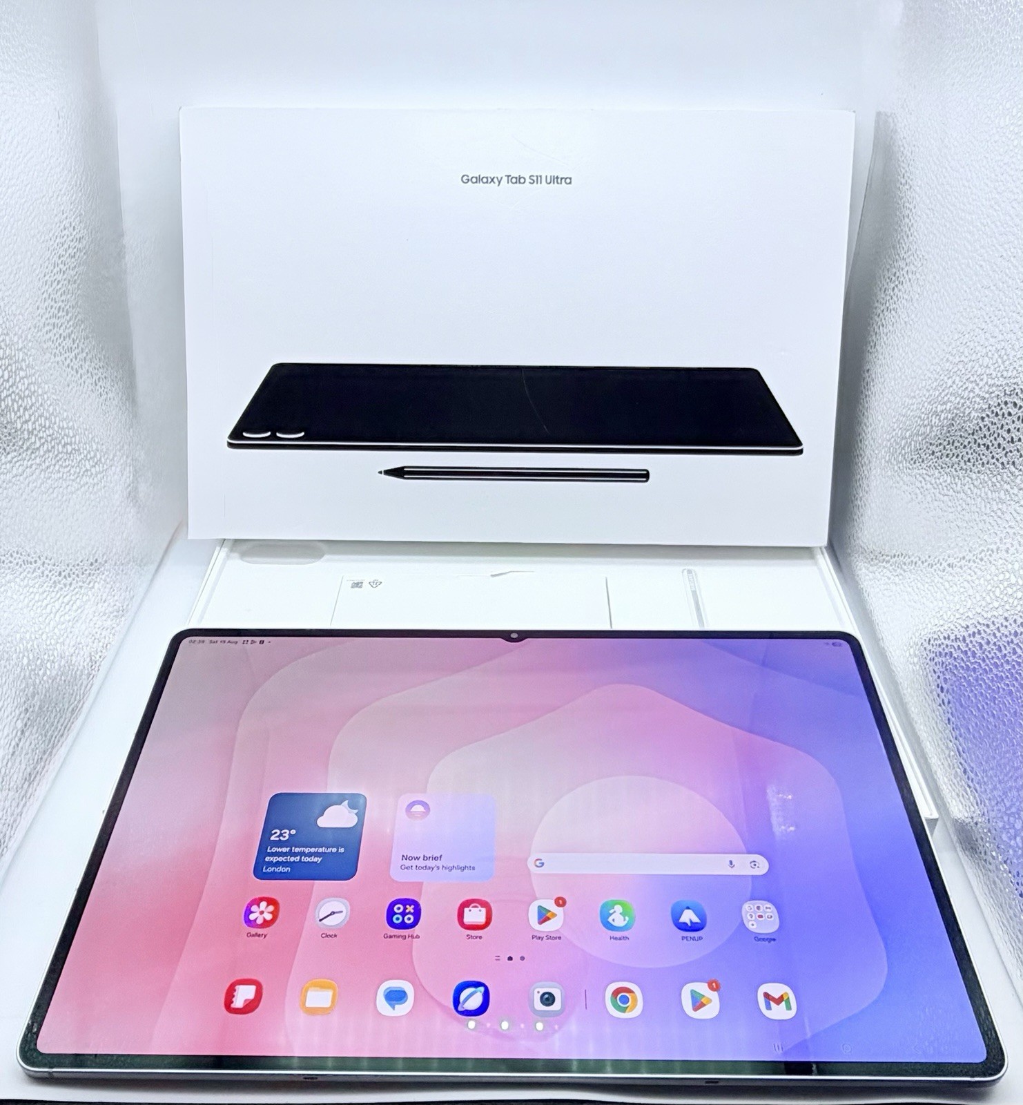 Samsung Galaxy Tab S11 Ultra 512GB WiFi 14.6in Tablet, Silver, AI, 2026,UK, BNew