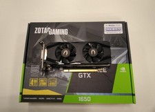 ZOTAC GTX 1650 4GB Low Profile PCI-E NVIDIA Graphics Card Used