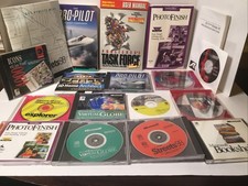 Assortment Of VTG Computer Software Microsoft- Norton- And Some Manuals.