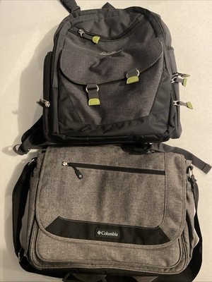 Diaper Bag His/Hers Bundle. Eddie Bauer Backpack. Columbia Bag