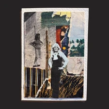 ACEO Mixed Media Collage Art – OOAK Original Signed