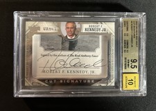 2022 Decision Vault Cut Signatures Robert F. Kennedy Jr. Beckett BGS 9.5 Auto 10