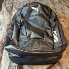 Puma Challenger Backpack Black Multiple Pockets Laptop Laptop Sleeve School Work