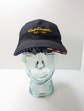 Cub Cadet Est.1961 Black Adjustable Baseball Hat Cap American Flag Brim Mowers
