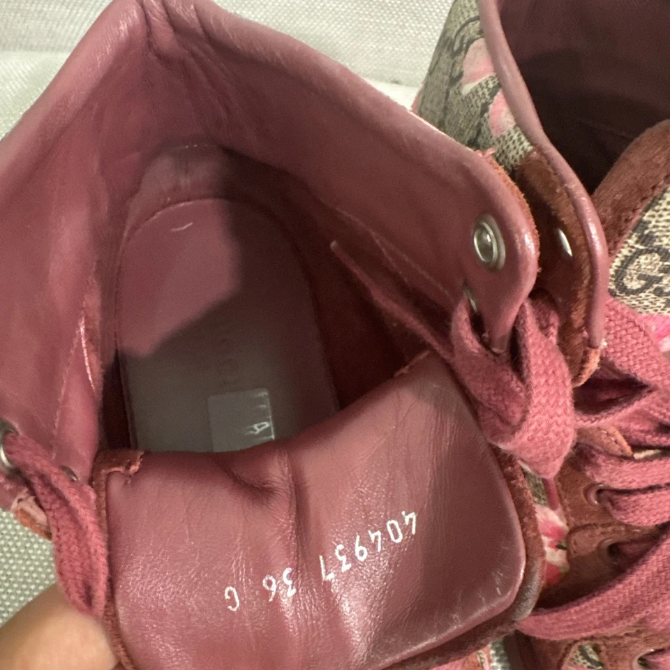 Zapatillas altas Gucci Coda GG monograma floral 36 Foto 3 de 4