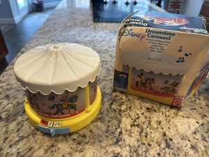 Disney Dreamtime Night Light Carousel Musical Projector Vintage - WORKS!