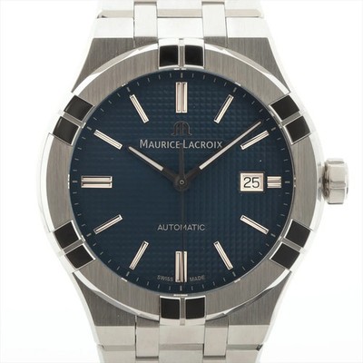 Maurice Lacroix Icon Ventura AI6008-SS002-330-1 SS SS AT blue dial 4 Extra Links
