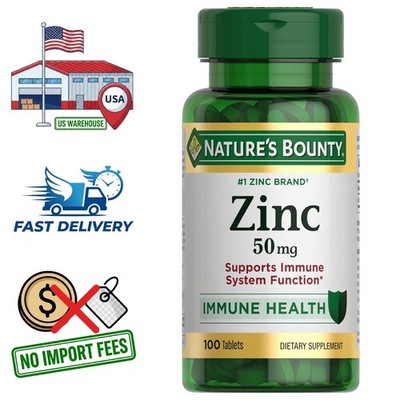 Zinc Gluconate 50mg | 100 Tablets | 100 Day Supply