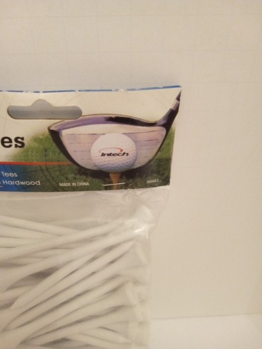 Golf Tees 75 Count 3 1/4 Oversized Harwood White Sports PGA - Picture 3 of 5