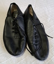 Adult Revolution Dancewear Black Lace up Tap Shoes Size 7.5