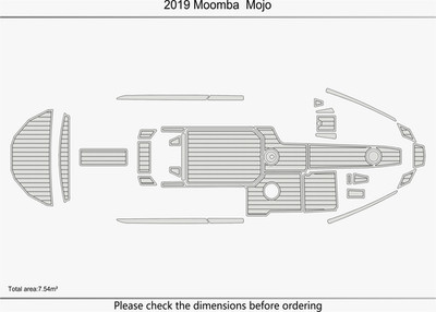 2019 Moomba  Mojo DuraEVA Boat flooring
