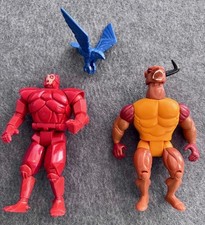 Vintage Silverhawks Lot (3 pcs)- 1986 Kenner - Mon*star, Mumbo Jumbo, Stronghold