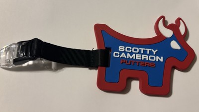 NWT SCOTTY CAMERON GALLERY Putters Rubber Leash BULL DOG Blue Red    Golf RARE