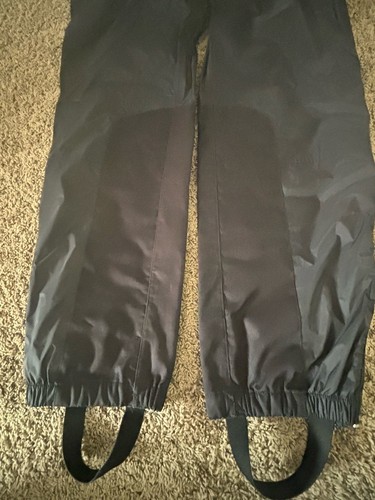 Harley Davidson Men's Packable Black Nylon Rain Pants With Stirrups - Size Large - Picture 6 of 11