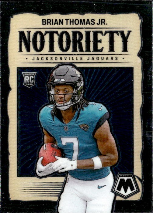 2024 Panini Mosaic #25 Brian Thomas Jr. Notoriety
