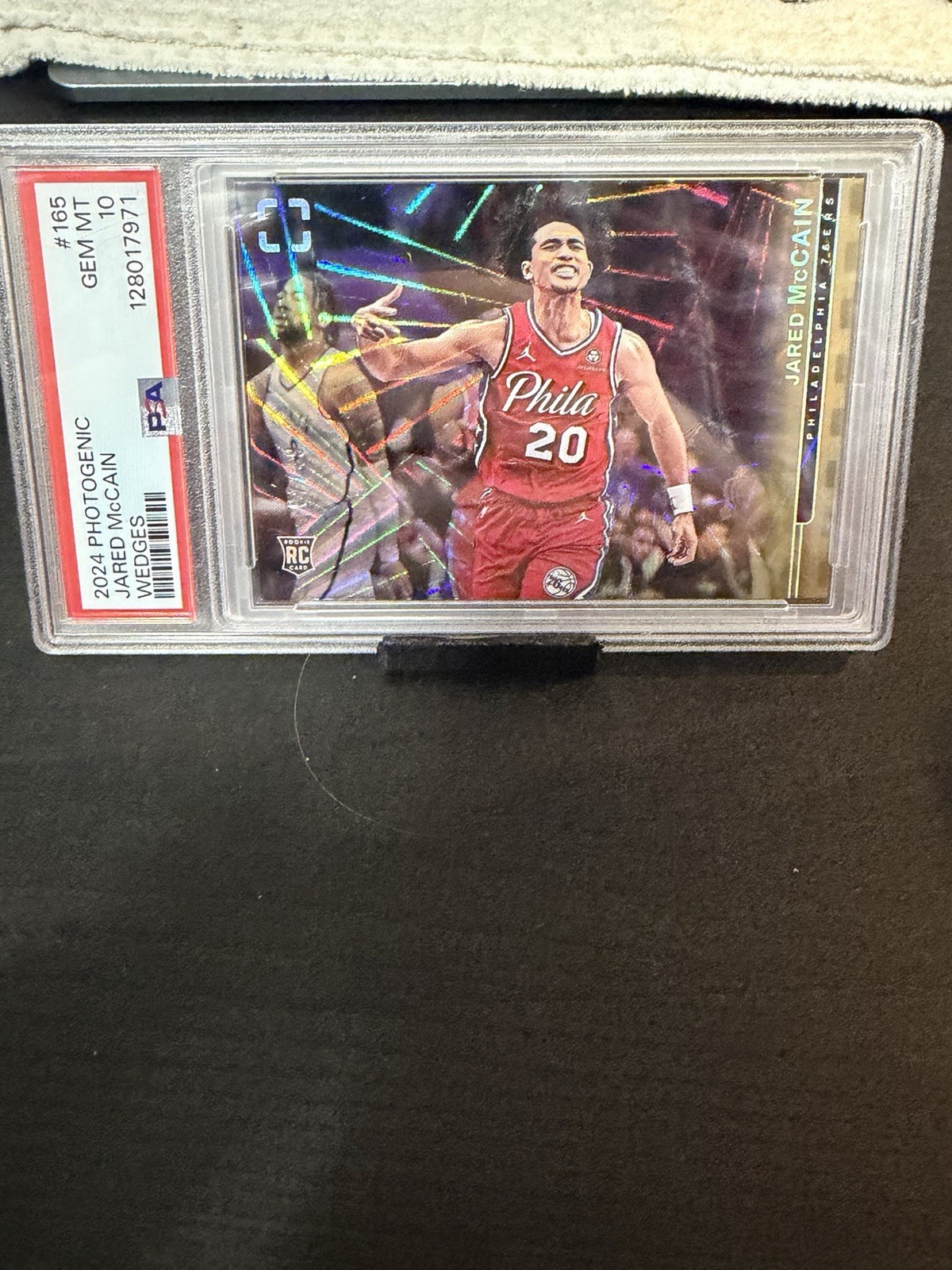 Jared McCain—Rookie—2024 Panini—Photogenic—WEDGES—SSP—/49—PSA 10—POP 6