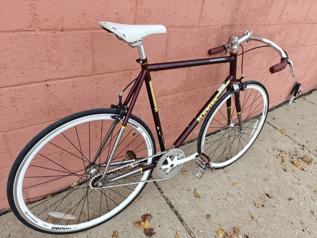*SCHWINN* MADISON 2010 54size 送料込み Schwinn Madison Fixed Gear Track Bike / Bicycle - Medium | eBay