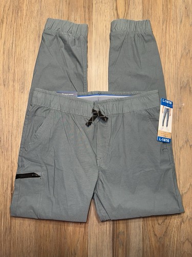 NEU Jungen wetterfeste Vintage Jugend Tech Hose grau Größe Large 14/16 - Bild 4 von 5