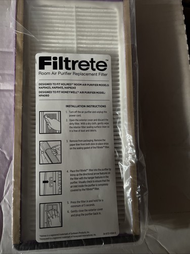3M Filtrete Air Purifier Filter A/D/H 1 Pack True Hepa FILTRATION Open Box - Picture 4 of 7