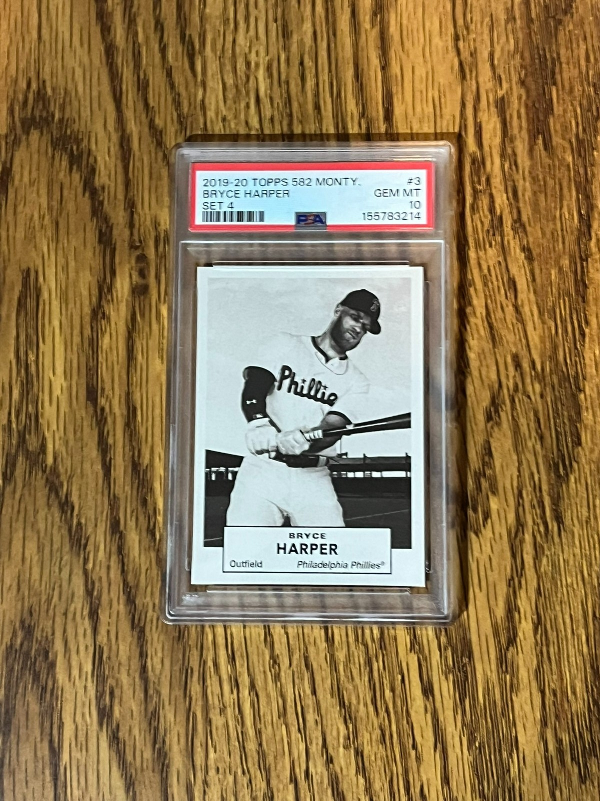 2019-20 Topps 582 Montgomery Club Set 4  #3 Bryce Harper PSA 10
