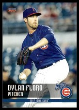 2017 Dylan Floro Choice Minor league Rookie Card Iowa Cubs