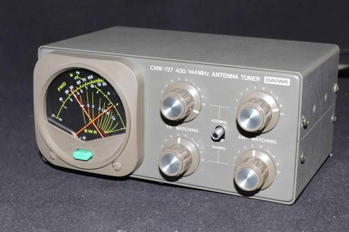 DAIWA CNW-727 Antenna Tuner 144/430MHz VHF UHF Tested Ham Radio 200W - 第 1/7 張圖片