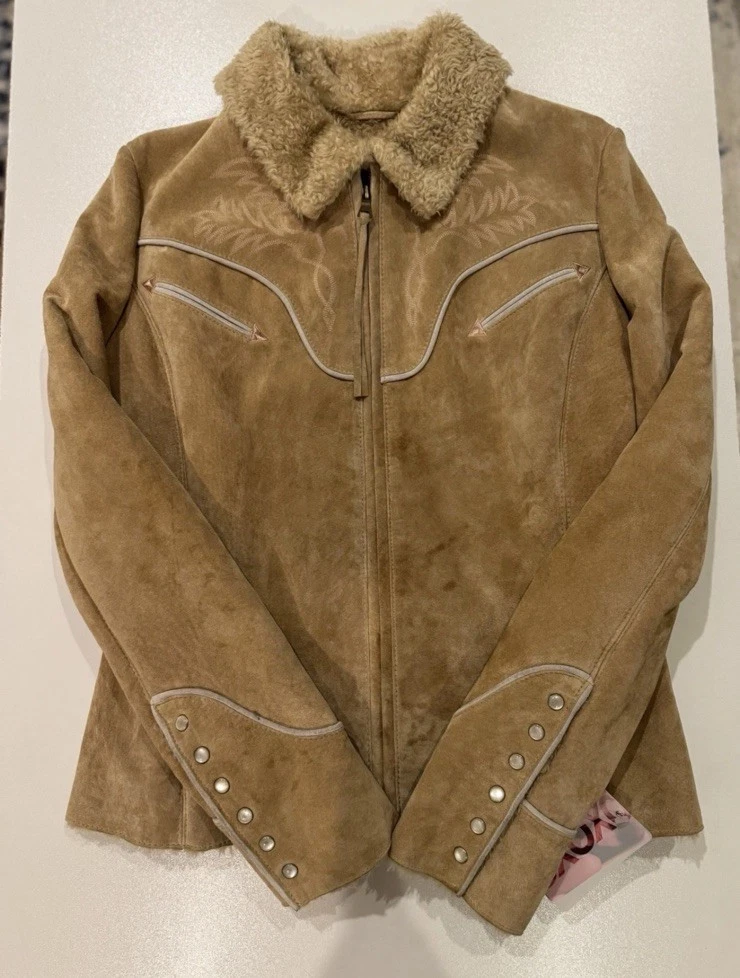 Veste En Simili Cuir XOXO - Taille S Junior - Occasion Très Bon état - Noir