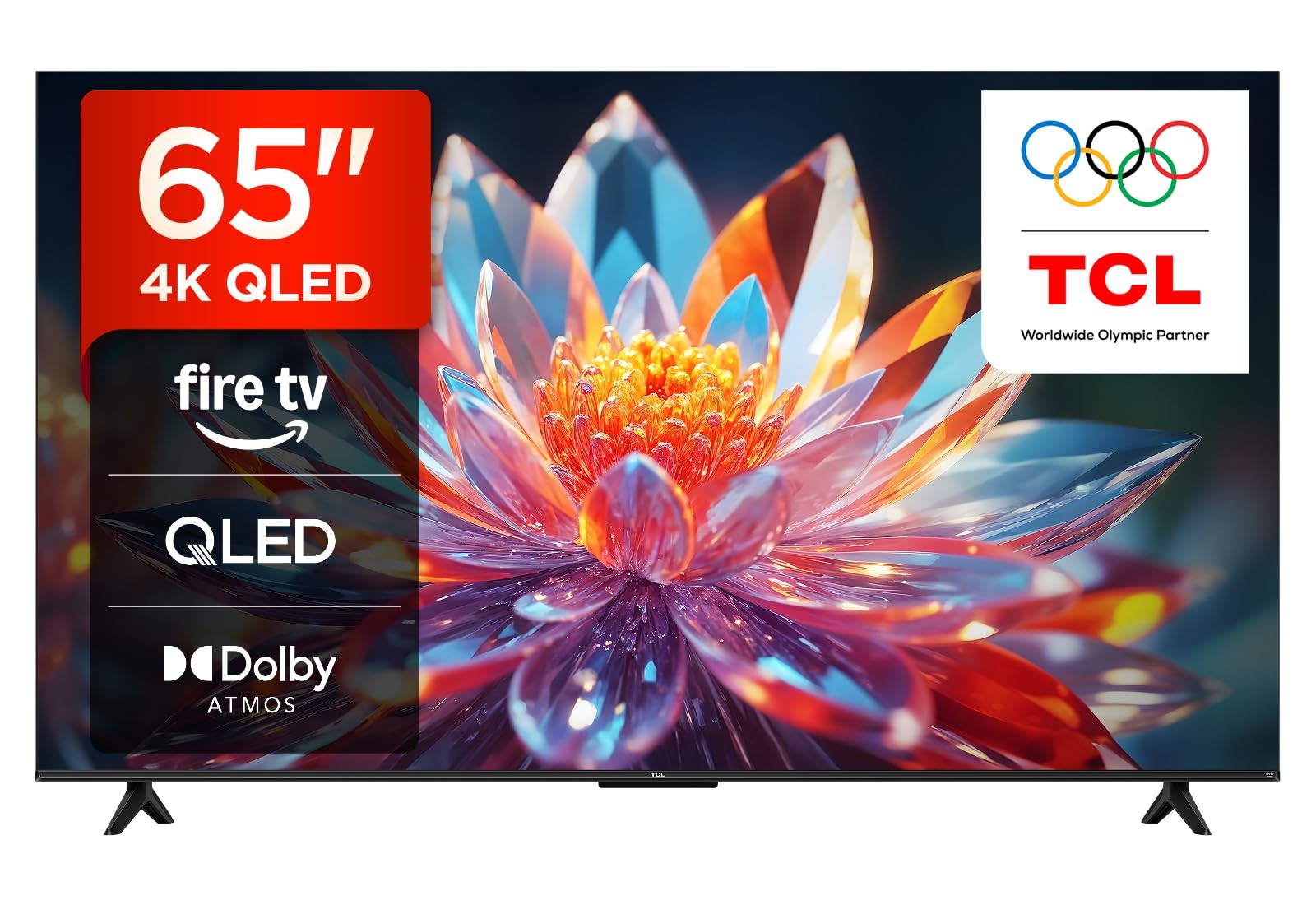 65T6C UK 65 Inch QLED 4K HDR TV Fire TV (Smart TV with Dolby Vision & Atmos