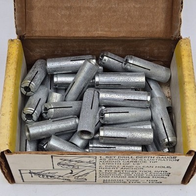 Hilti HDI Drop In Concrete Anchors 3/8'' 5490016 - 42 Anchors in an Open Box