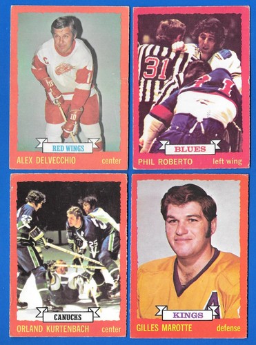 1973-74 OPC O PEE CHEE NHL HOCKEY CARD LIGHT WHITE BEIGE BACK 1-132 SEE LIST - Picture 21 of 492
