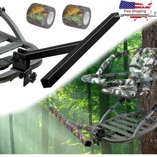 Metal Treestand Footrest Adjustable Angle Heavy Duty Rustproof W/ Camo Tape New