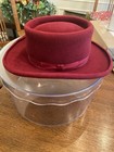 Texas Hatters Austin Texas Hats  Hi-Roller 100 Red BeaverLadies Excellent 19.5” — photo 2