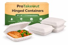 ProTakeOut,  9" x 6" 250 Pack  Take-Out Containers Durable