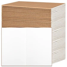 48pcs Blank Kraft Notebooks, Bulk Journals for Kids, 60 Pages/80GSM, 8.3 X 5....