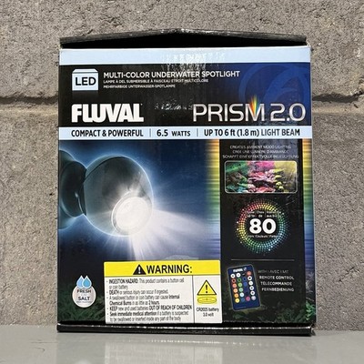 Fluval Prism 2.0 Multi-Color Underwater LED Spotlight 6.5W 14545 OPEN BOX