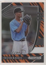 2020 Panini Prizm Draft Picks Tiger Stripes 14/99 Triston McKenzie #PDP145 09yc