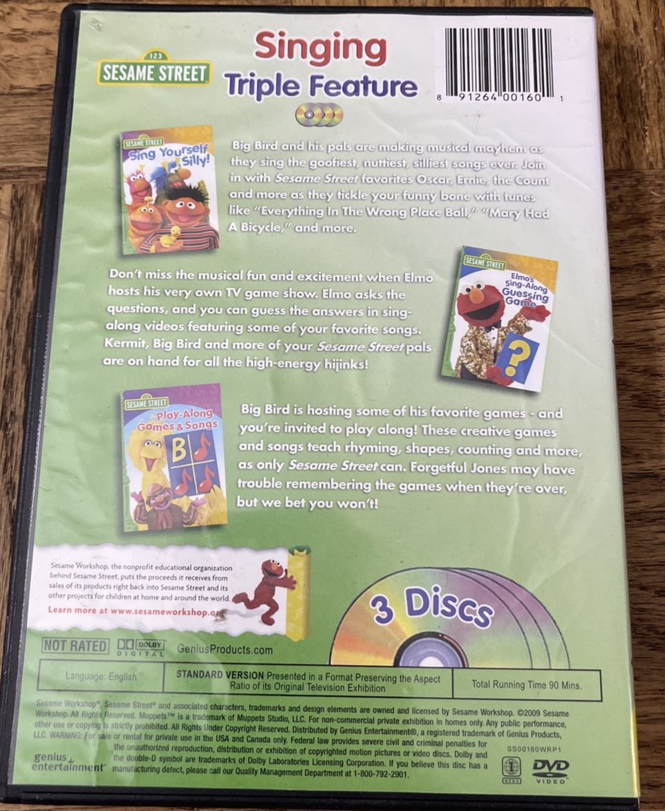 その他 Learning Triple Feature [DVD] [Import] wyw801m Amazon.com: Sesame Street: Learning Triple Feature (Learning About