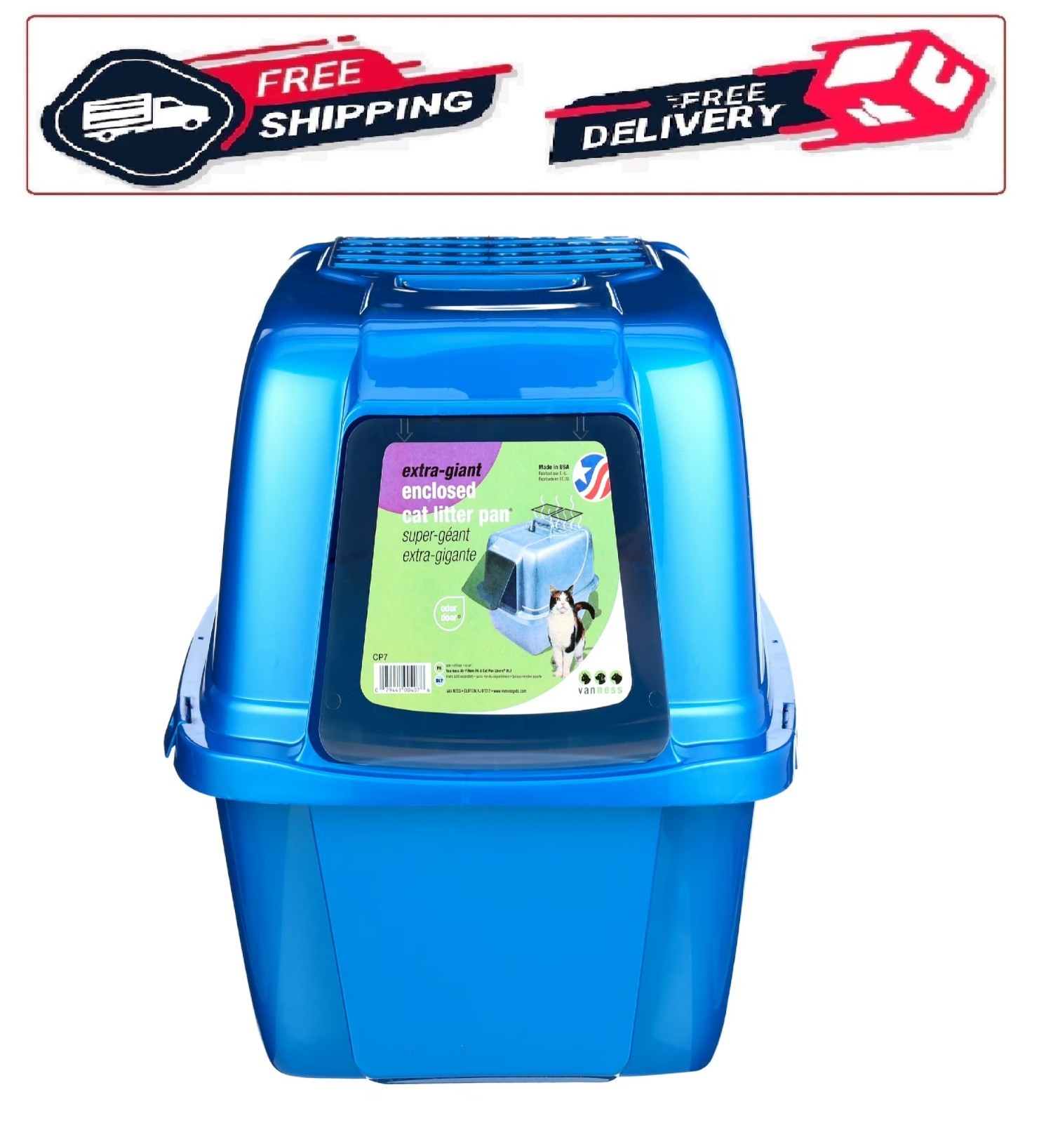 Van Ness Covered Cat Litter Box, Extra-Giant