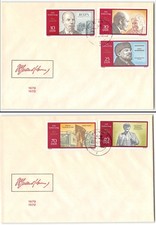 German Democratic Republic #1188-1192 FDC, 1970